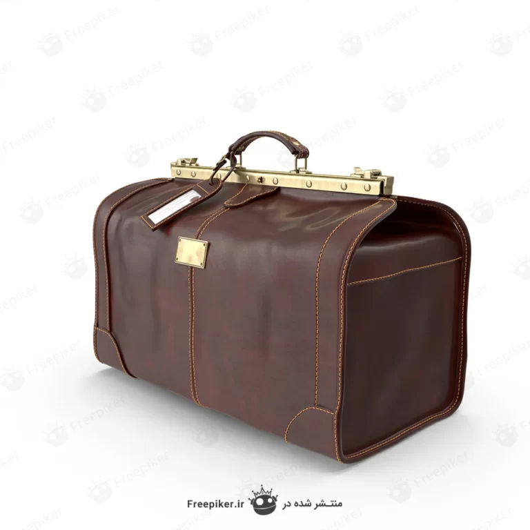 فایل سه بعدی کیف مسافرتی چرم