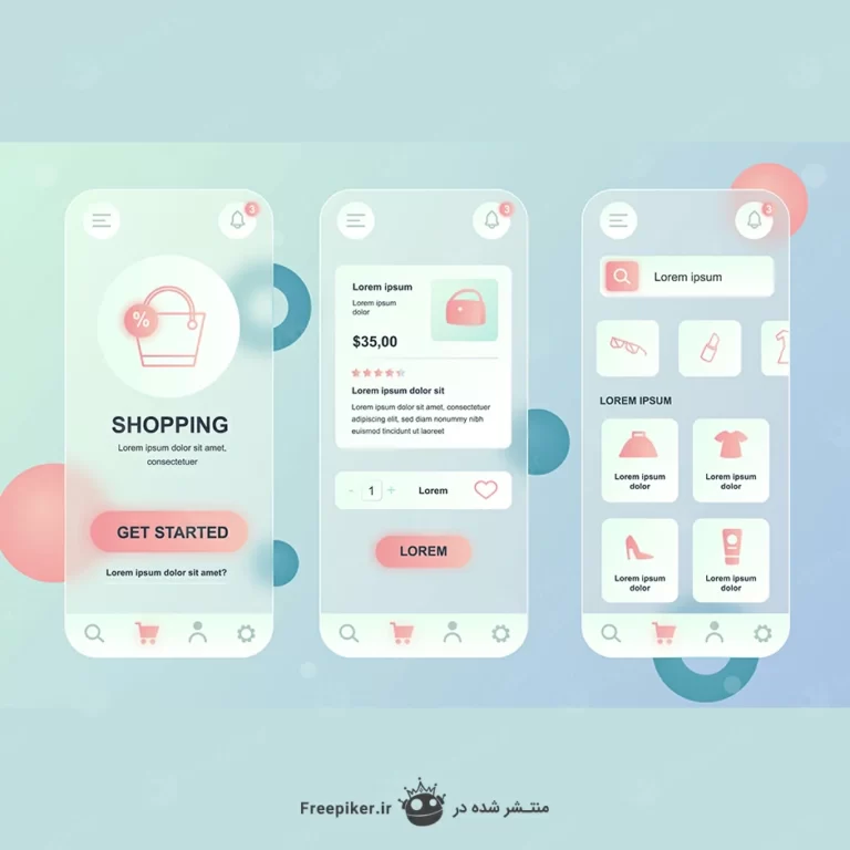 کیت ui موبایل نئومورفیسم