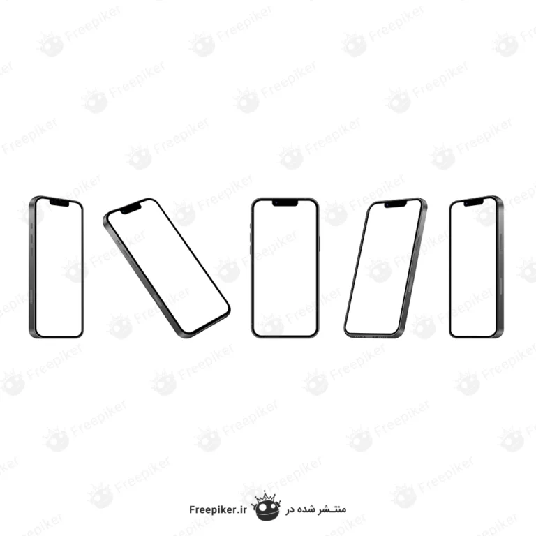 موکاپ آیفون 13 ار نماهای مختلف