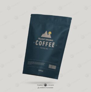 موکاپ با کیفیت بسته بندی قهوه