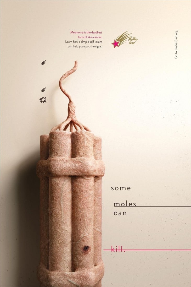 کمپین تبلیغاتی بنیاد سرطان ملانومای(پوست) آمریکا