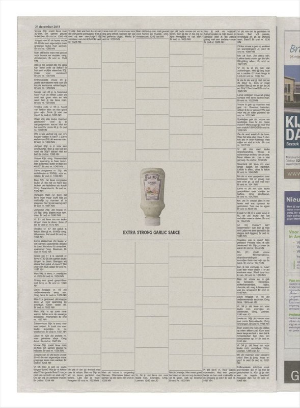 کمپین تبلیغاتی سس هاینز در روزنامه
