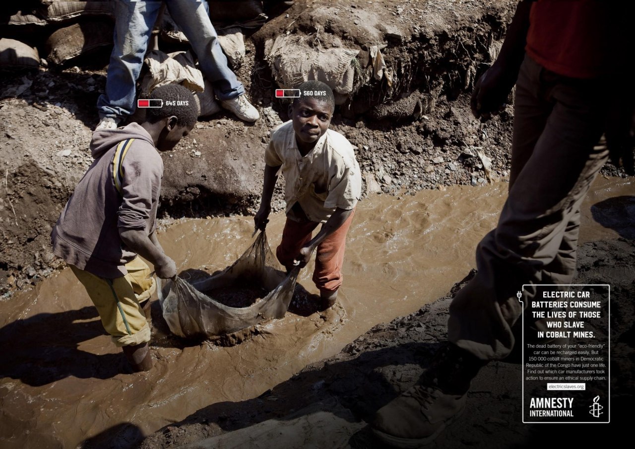 کمپین تبلیغاتی زنان وکودکان معدنچی درکشور کنگو
