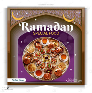 پست اینستاگرام مناسبتی ماه رمضان مناسب رستوران ها