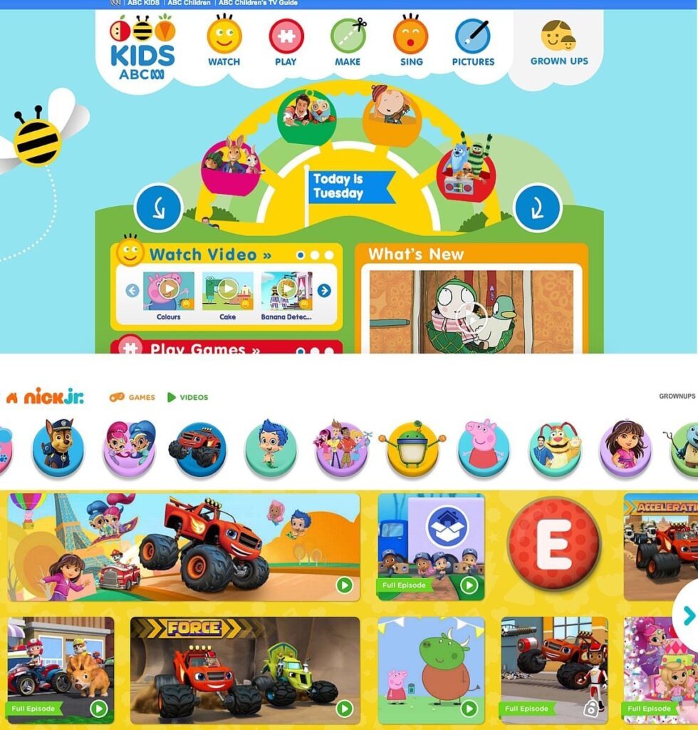 طراحی وب سایت برای کودکان روندها و بهترین شیوه ها
