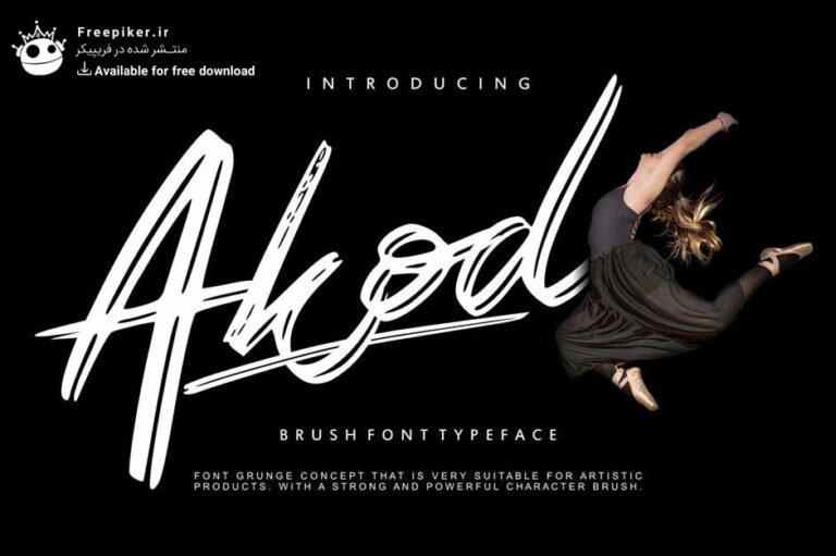 فونت پولی Akod--Brush-Script-Font