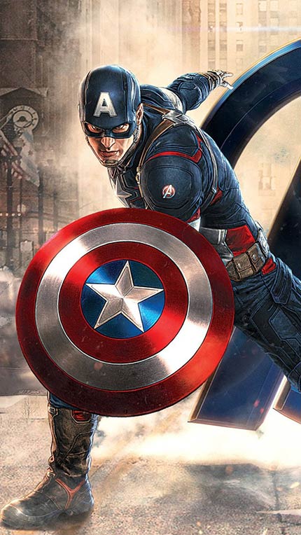 مجموعه تصویر زمینه فوق العاده با کیفیت و جذاب فیلم کاپیتان آمریکا captain america