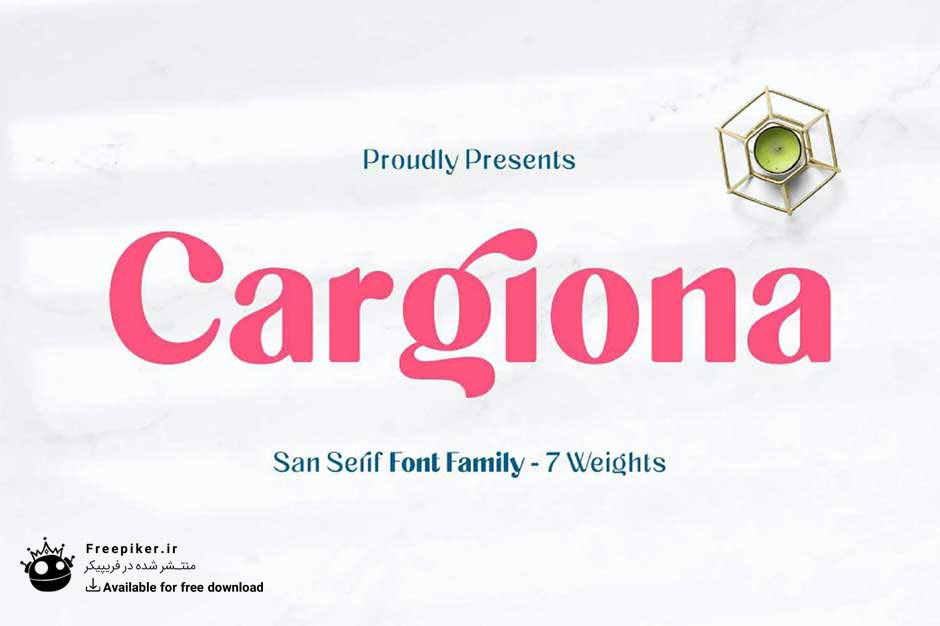فونت پولی cargiona