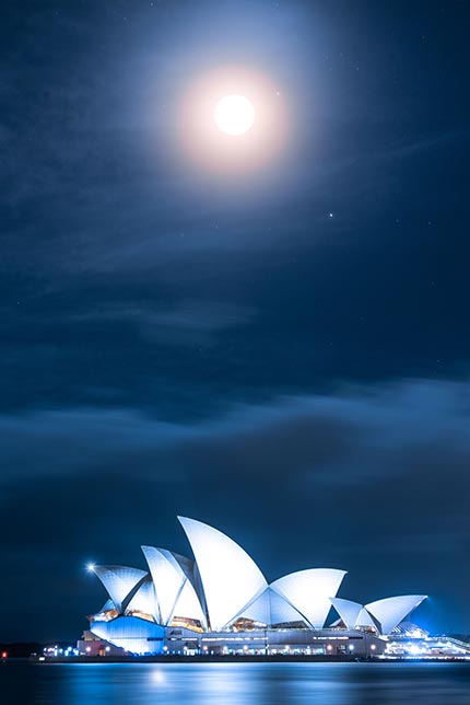 پکیج 10 عددی تصویر زمینه با کیفیت HD و زیبای ماه در آسمان برای گوشی اندروید