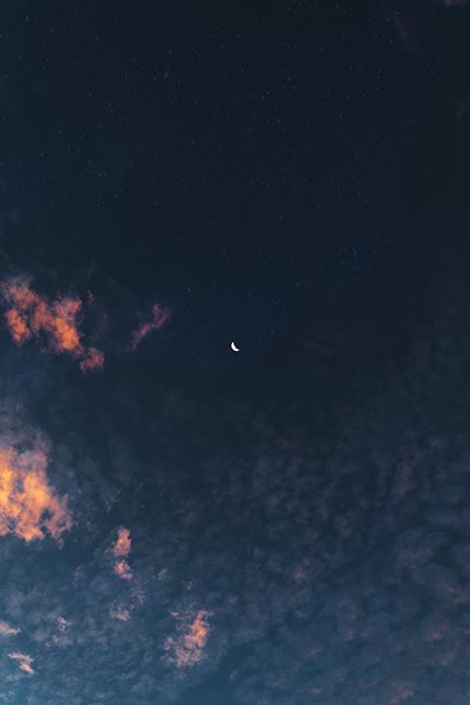 پکیج 10 عددی تصویر زمینه با کیفیت HD و زیبای ماه و ستاره در آسمان برای گوشی آیفون