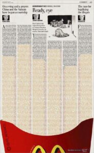 ایده تبلیغاتی مکدونالد