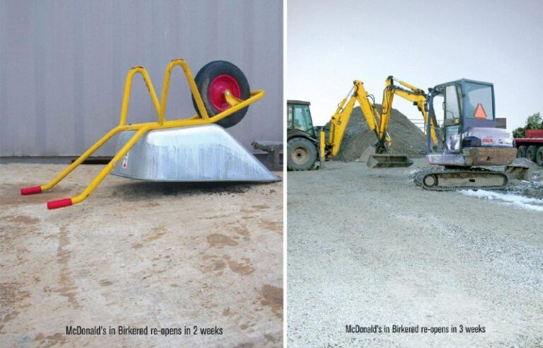 ایده تبلیغاتی شعبه مکدونالدز