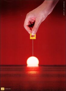 ایده تبلیغاتی چای کیسه ای