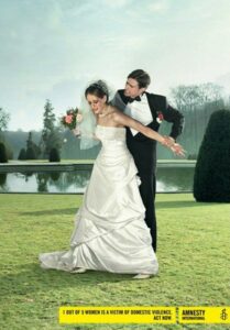 کمپین تبلیغاتی قربانی خشونت خانگی علیه زنان