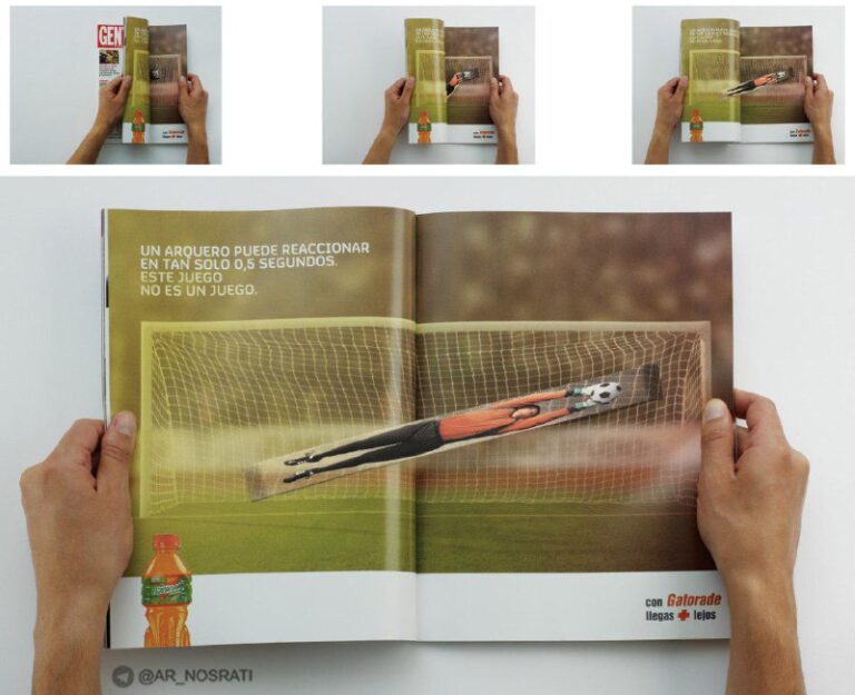 ایده تبلیغاتی نوشیدنی ورزشی