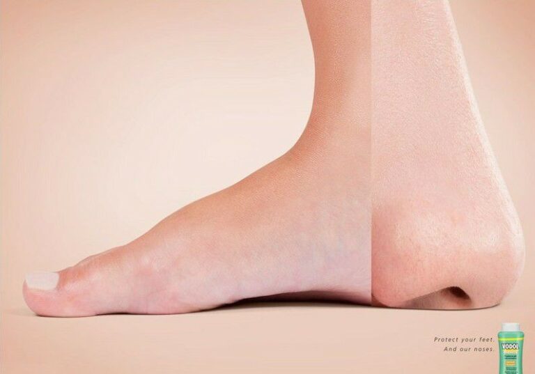 کمپین تبلیغاتی خوشبوکننده پا