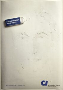 ایده تبلیغاتی بنیاد آلزایمر ایتالیا