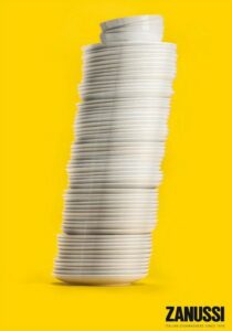 ایده تبلیغاتی ماشین ظرفشویی ساخت ایتالیا