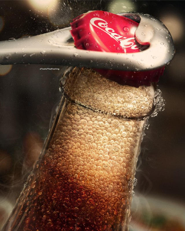 ایده تبلیغاتی نوشیدنی کوکا کولا در تایلند
