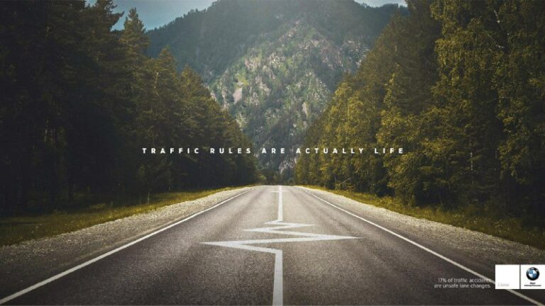 کمپین تبلیغاتی بی ام دبلیو وارتقای فرهنگ رانندگی