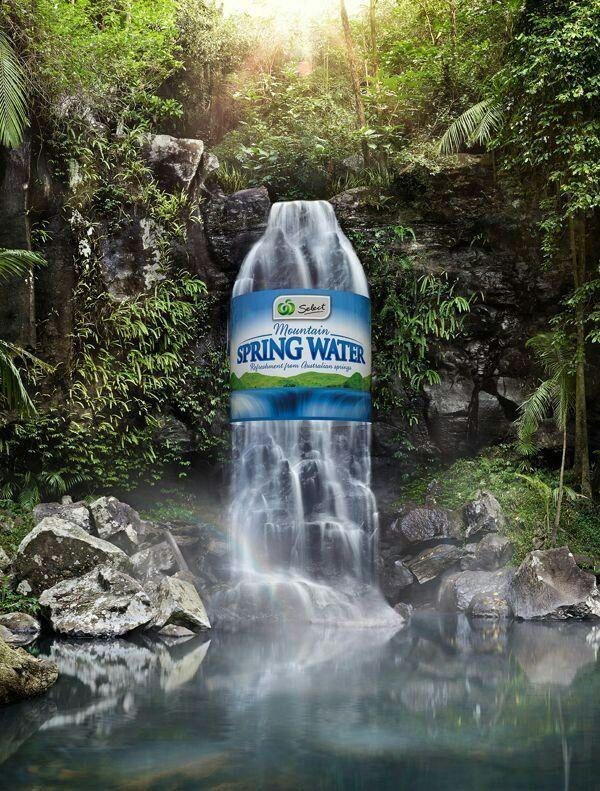 کمپین تبلیغاتی آب معدنی