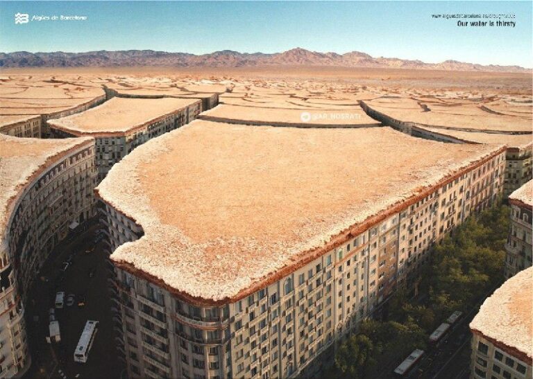 کمپین تبلیغاتی هشدار کمبود آب