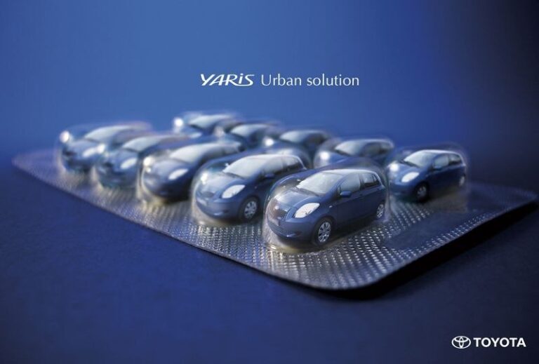 کمپین تبلیغاتی خودرو تویوتای یاریس