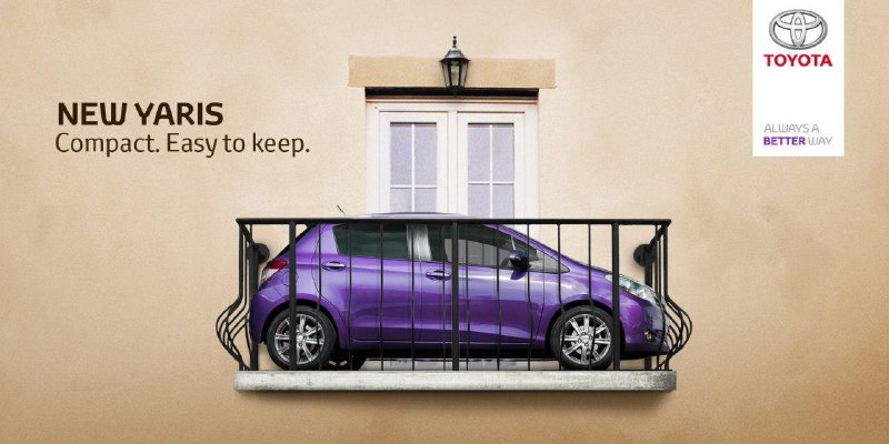 کمپین تبلیغاتی خودرو تویوتای یاریس