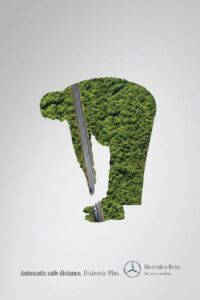 کمپین تبلیغاتی سیستم ایمنی درمرسدس بنز