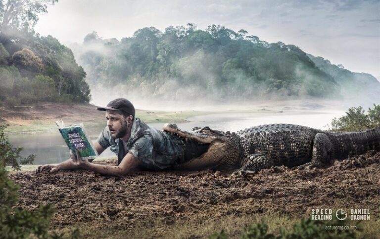 ایده تبلیغاتی تند خوانی کتاب