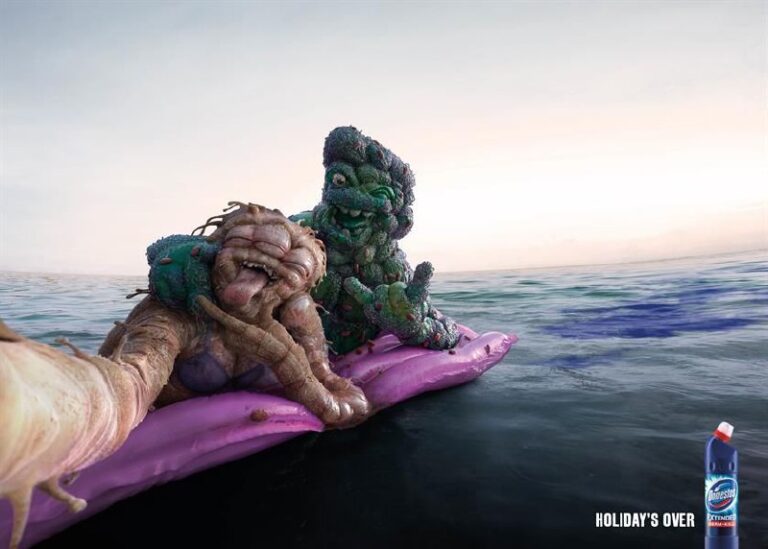 ایده تبلیغاتی مواد سفیدکننده وشوینده