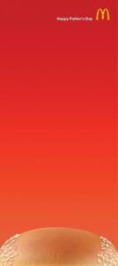 ایده تبلیغاتی مکدونالدبه مناسبت روز پدر