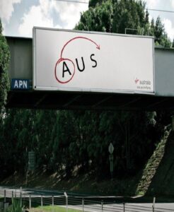 ایده تبلیغاتی شرکت هواپیمایی ویرجین استرالیا