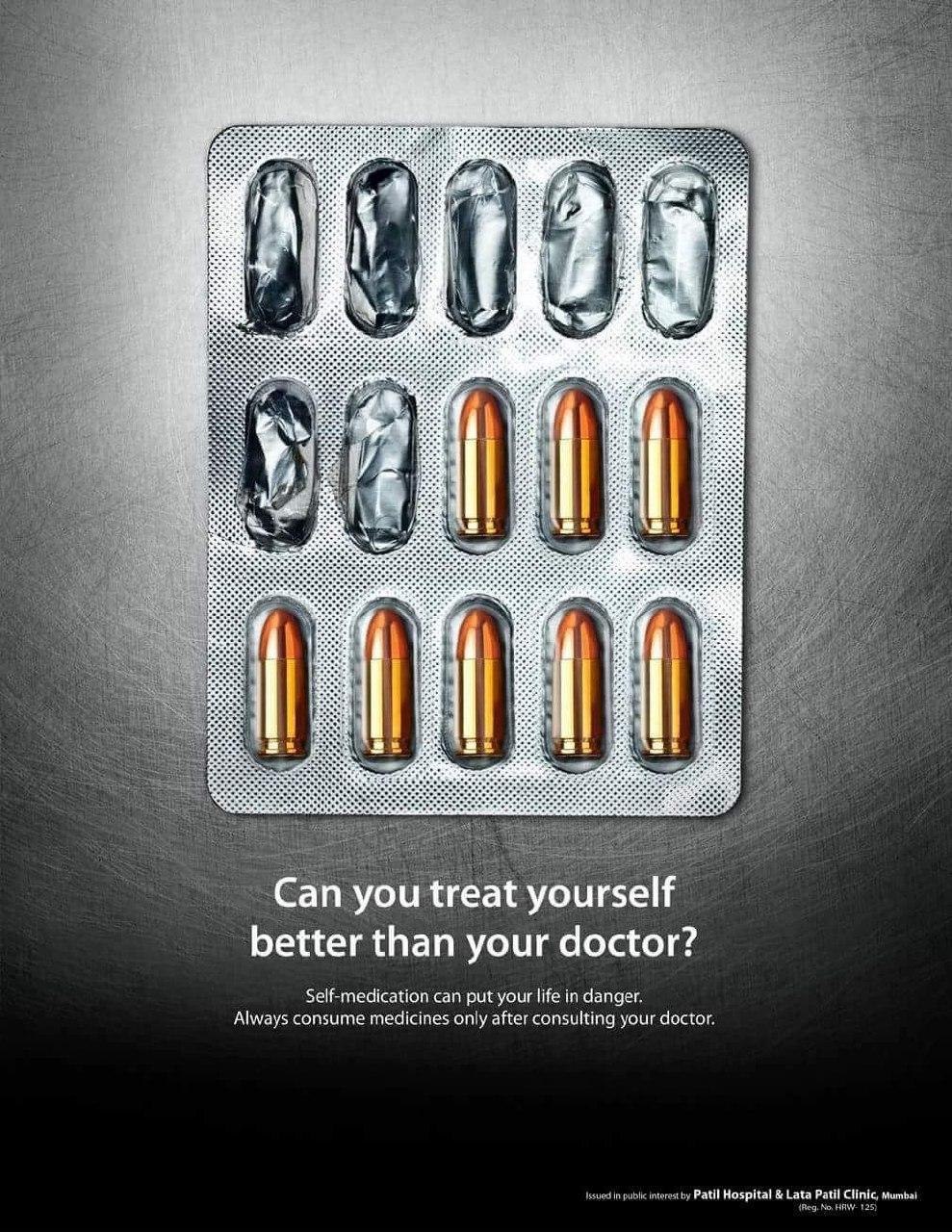 کمپین تبلیغاتی خطر مصرف خودسرانه دارو
