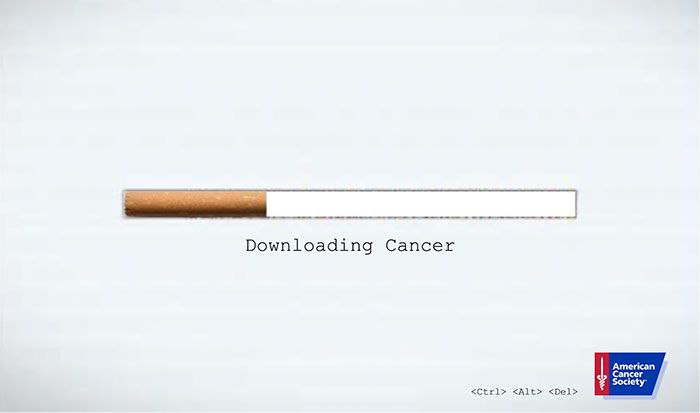 کمپین تبلیغاتی انجمن سرطان