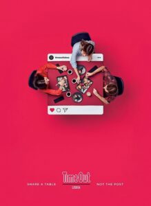 ایده تبلیغاتی مجله غذاها و نوشیدنیها