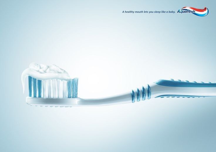 ایده تبلیغاتی محصولات بهداشت دهان و دندان