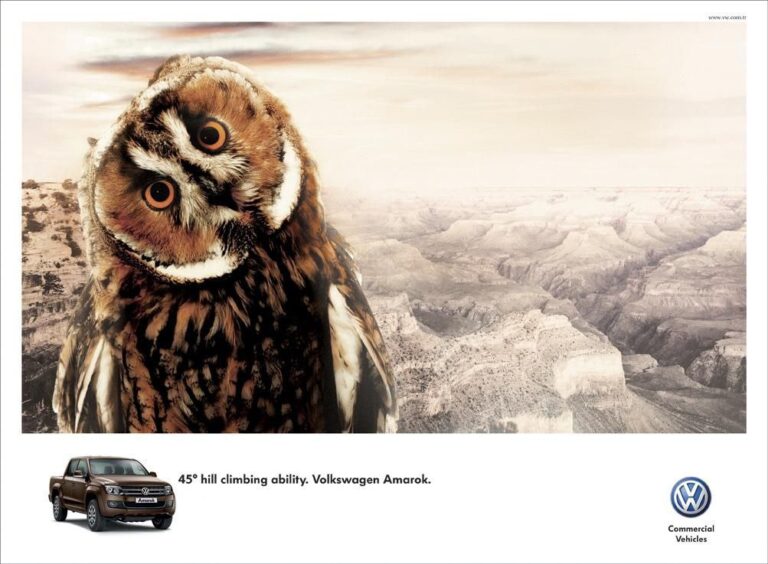 ایده تبلیغاتی فولکس Amarok