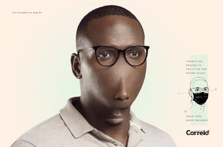 ایده تبلیغاتی ماسک