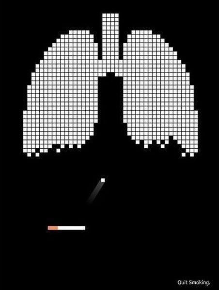 ایده تبلیغاتی خطرات سیگار