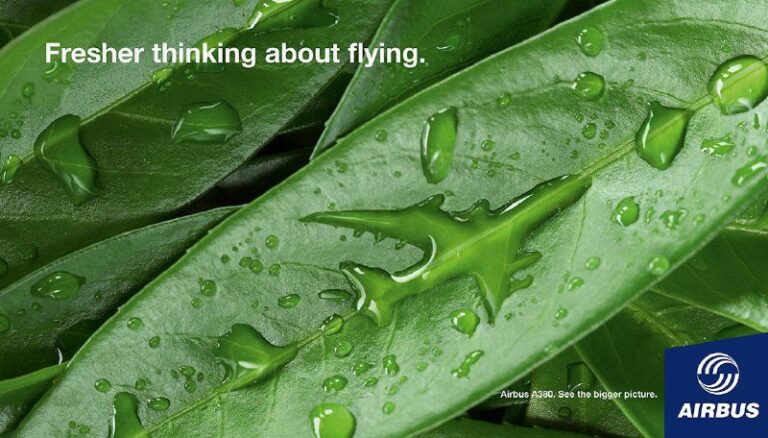 ایده تبلیغاتی هواپیمای ایرباس A380