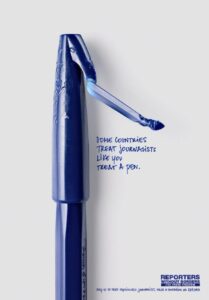 ایده تبلیغاتی سازمان‌ گزارشگران