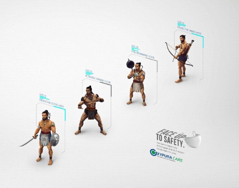 کمپین تبلیغاتی ماسک‌های صورت