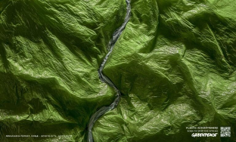 کمپین تبلیغاتی معضل زباله‌های پلاستیکی در شیلی