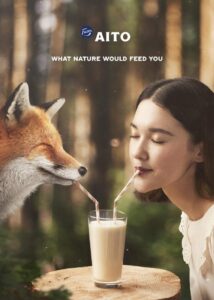 کمپین تبلیغاتی نوشیدنی و غذاهای طبیعی و ارگانیک