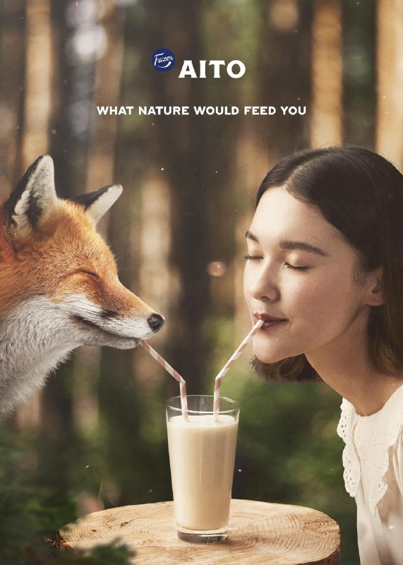 کمپین تبلیغاتی نوشیدنی و غذاهای طبیعی و ارگانیک