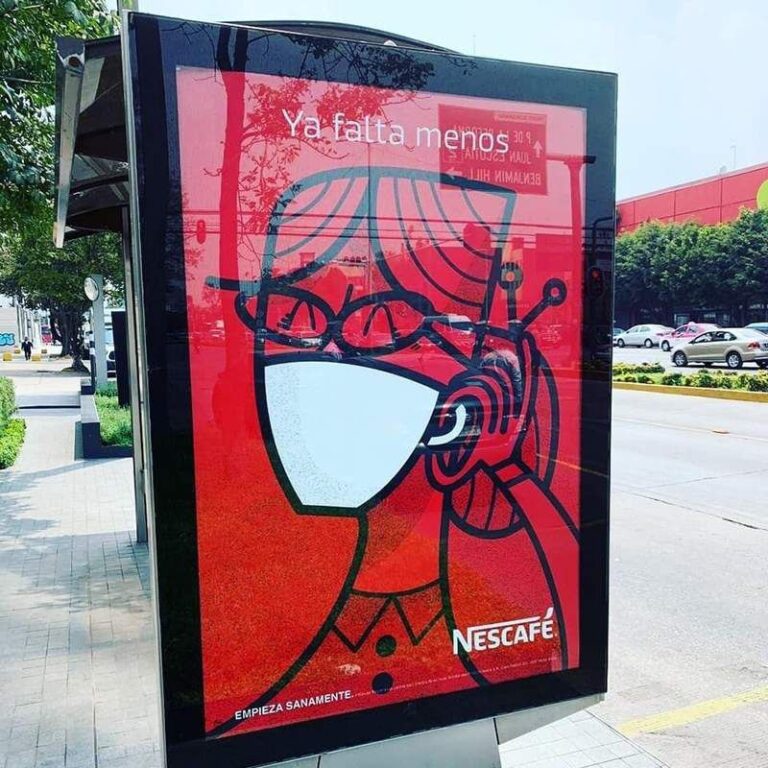 ایده تبلیغاتی نسکافه در مکزیک