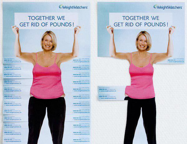 ایده تبلیغاتی کاهش وزن