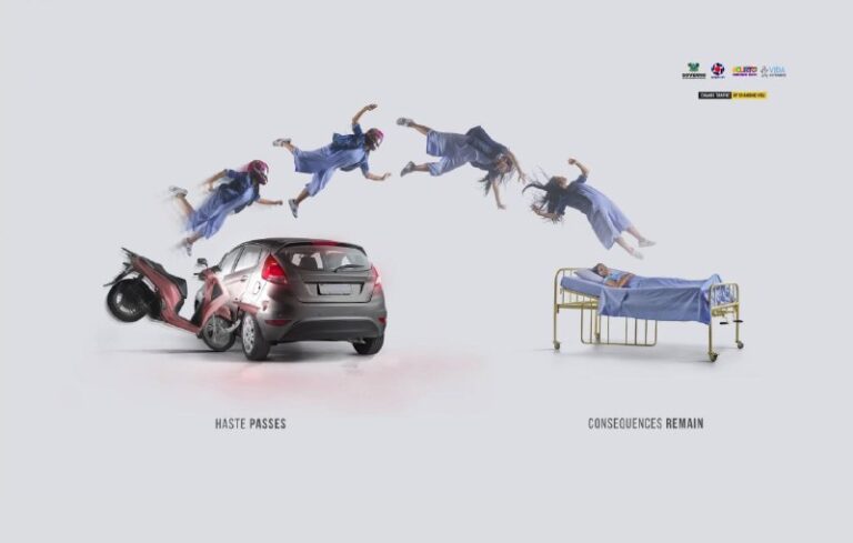 ایده تبلیغاتی موتورسواران بی‌ملاحظه