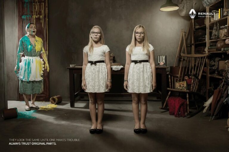 ایده تبلیغاتی قطعات یدکی رنو